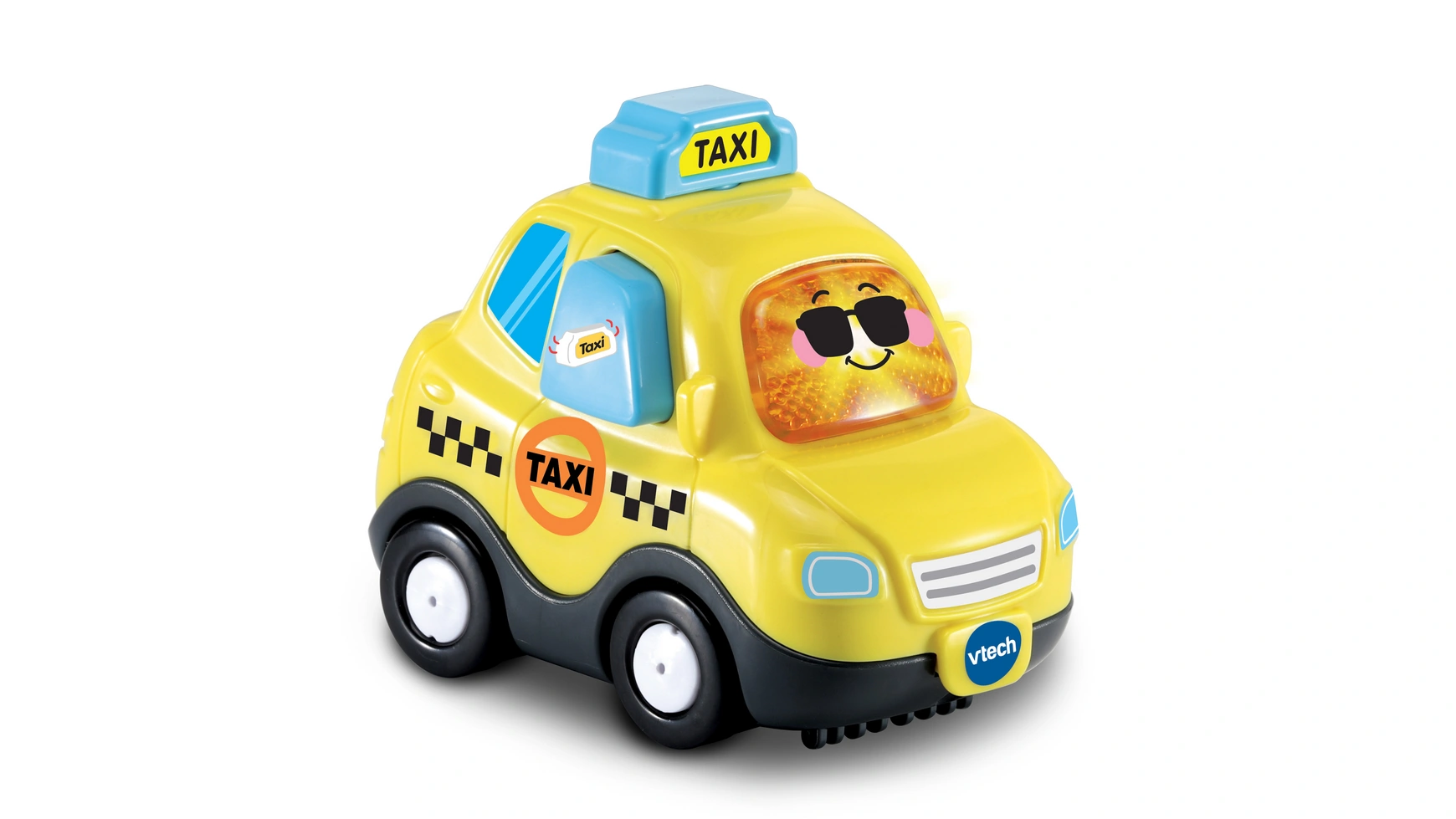 VTech Tut Tut Baby Flitzer Такси, Интерактивная детская машинка vtech tut tut baby flitzer школьный автобус cocomelon коди включая железную дорогу