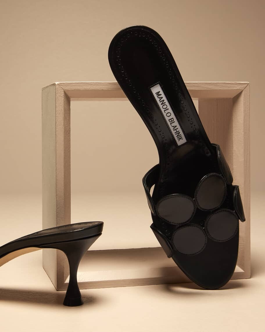 

Кожаные шлепанцы Haribalmu Manolo Blahnik