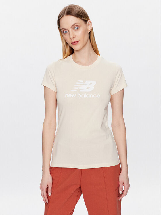 

Футболка спортивного кроя New Balance, бежевый