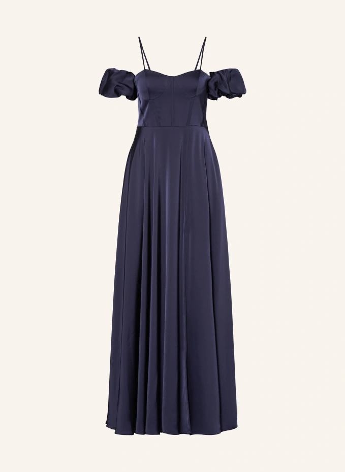 Атласное вечернее платье Vm Vera Mont, синий