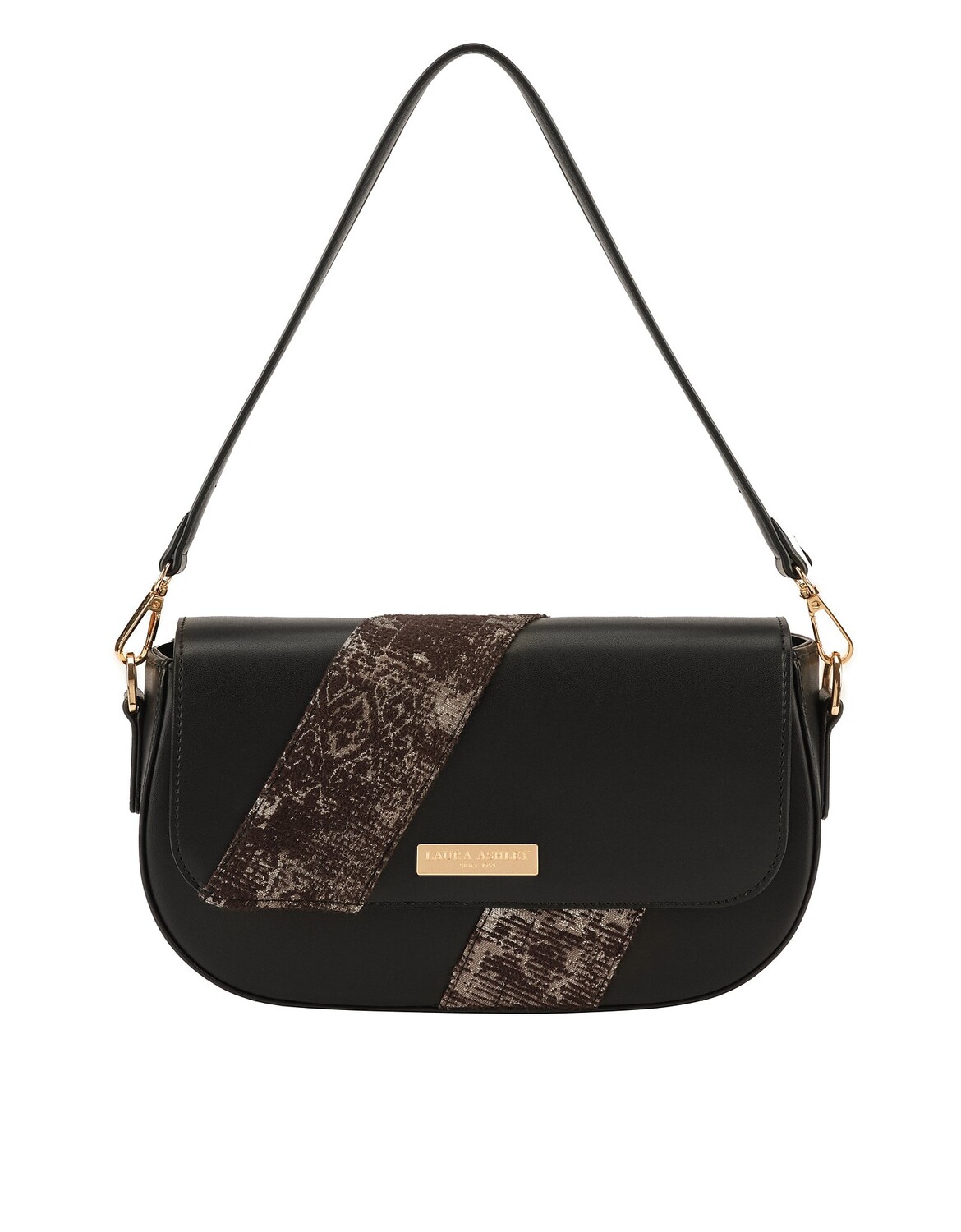 

Маленькая сумка через плечо Axela Laura Ashley, цвет Black / Silver