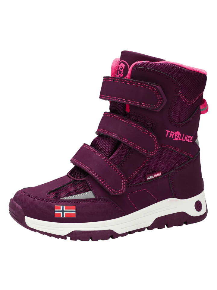 

Сапоги Trollkids Winters Lofoten, цвет redwood
