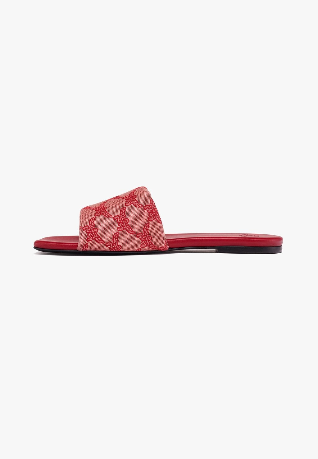 

Мюли на плоской подошве FLACHE IN LAURETOS JACQUARD MCM, цвет red