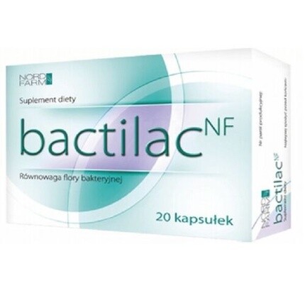 

Bactilac NF 20 капсул Пробиотик в капсулах для взрослых и детей Nordfarm