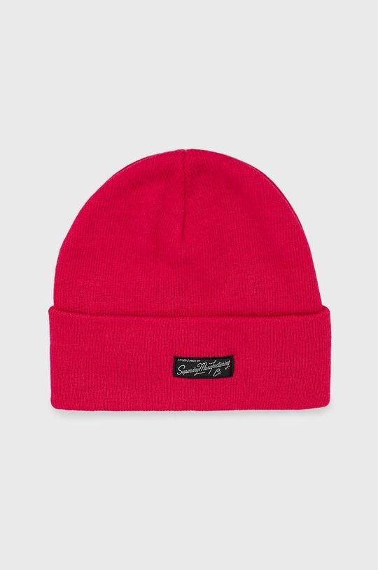 

Супердрай шапка Superdry, розовый