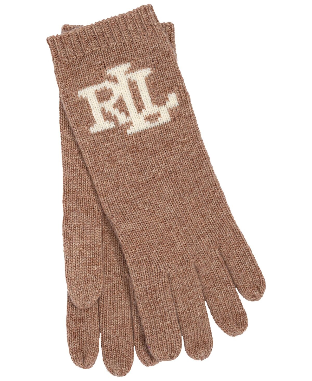 

Трикотажные перчатки с логотипом Lauren Ralph Lauren