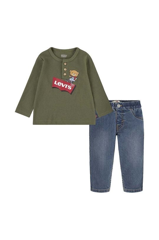 

Наряд для новорожденного Levi's, зеленый