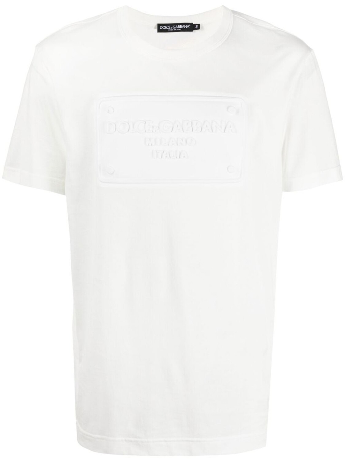 

Dolce & Gabbana футболка с тисненым логотипом, белый