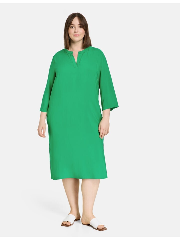 

Короткое платье SAMOON Langarm kurz, цвет really green