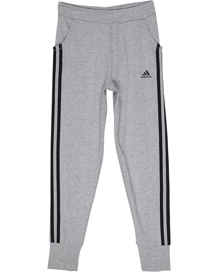 

Брюки Adidas 3-Stripes Cotton Joggers, цвет Grey Heather