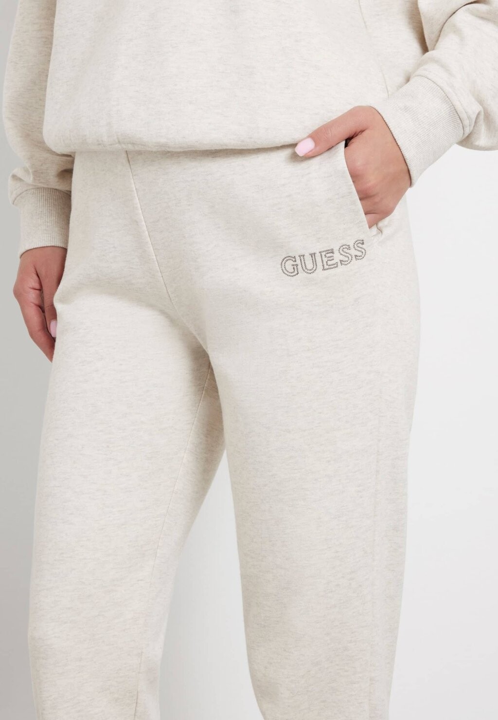 

Тренировочный низ KLEINES LOGO Guess, цвет Beige