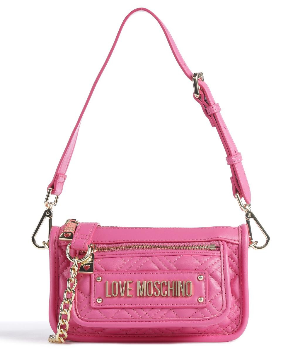 

Стеганая сумка через плечо из искусственной кожи Love Moschino, розовый