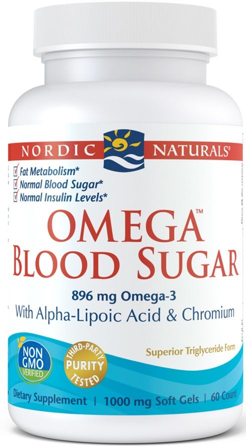 Nordic Naturals Omega Blood Sugar 896 Mg добавки с омега-3 жирными кислотами, 60 шт. ад норма кардио омега 3 0 6 г 30 шт капсулы