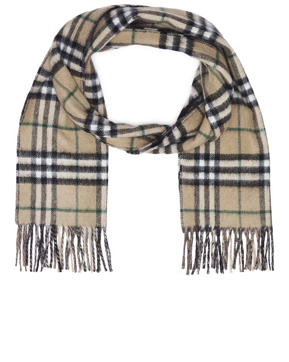 

Двойной шарф для лица Burberry, цвет Linden & Off Black