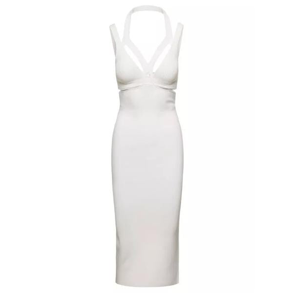 

Платье interlink' midi dress with cut-out detail in Dion Lee, белый