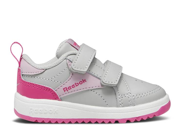 

Кроссовки Reebok WEEBOK CLASP LOW TODDLER 'GREY PROUD PINK', серый