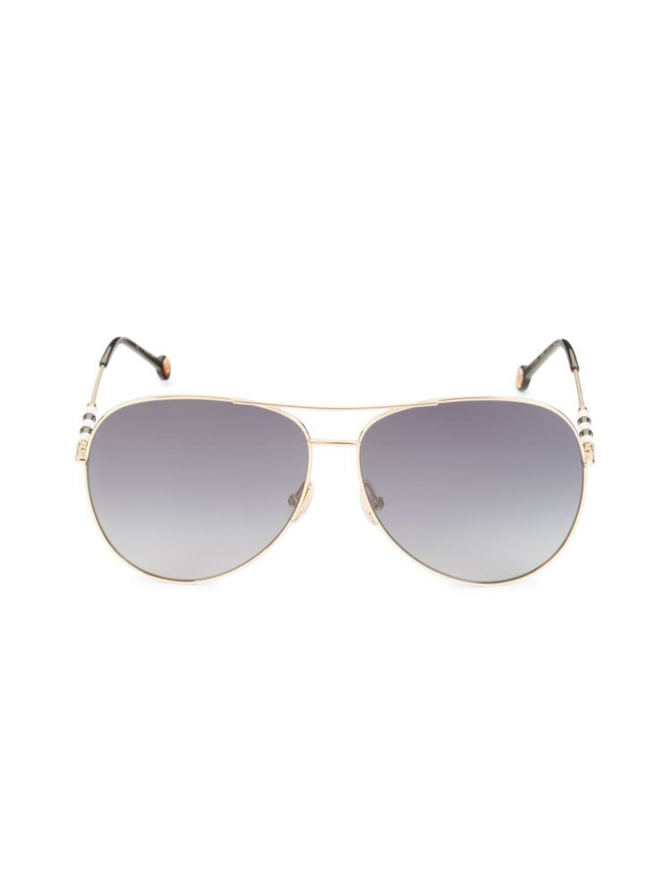 

Солнцезащитные очки-авиаторы 64MM Carolina Herrera, синий