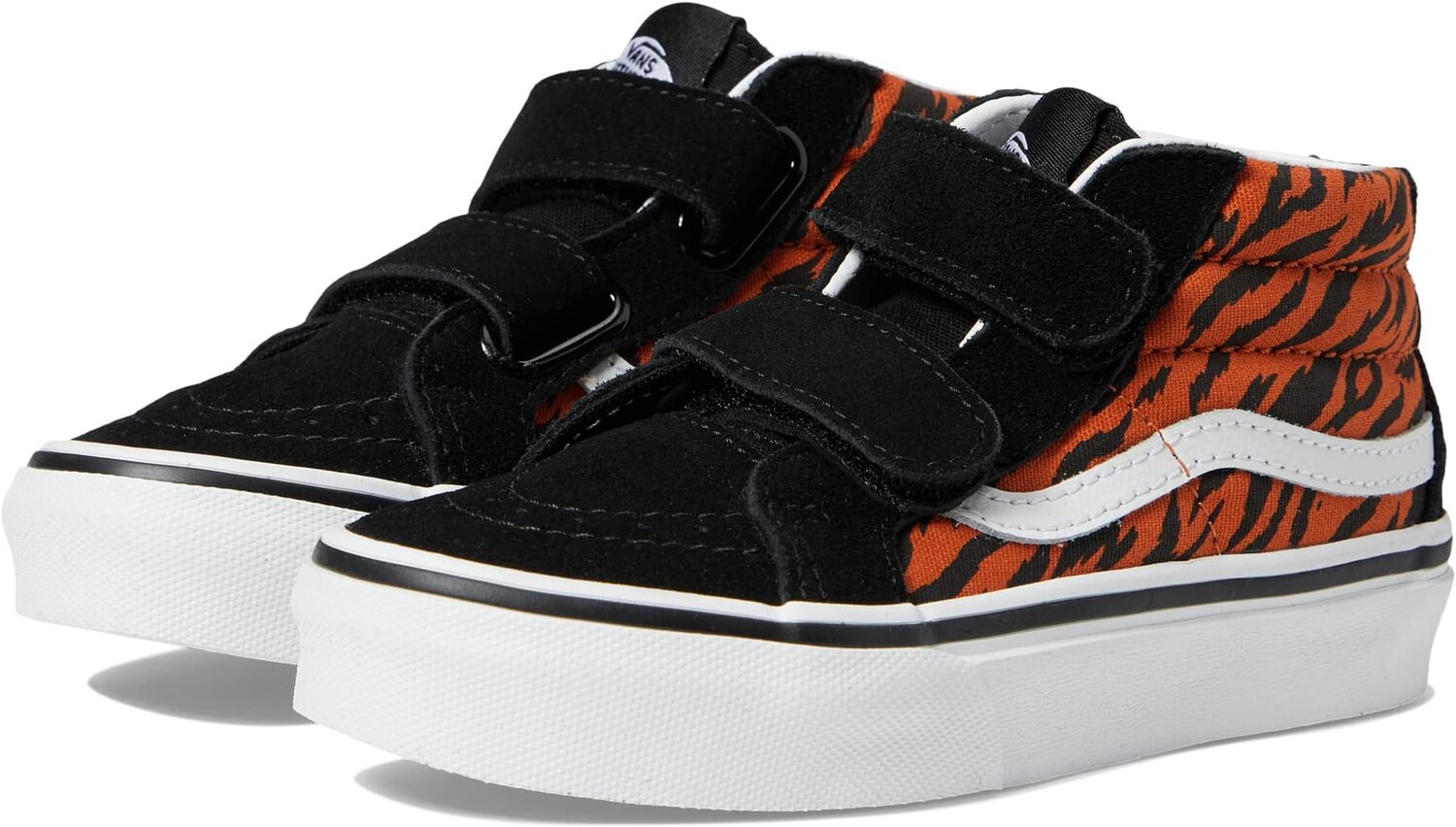 

Кроссовки SK8-Mid Reissue V Vans, цвет Tiger Black/True White