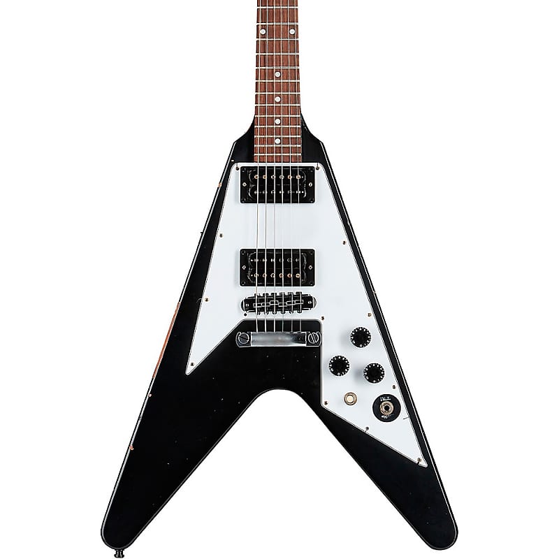 Электрогитара Gibson Custom Kirk Hammett 1979 Flying V Electric Guitar Ebony