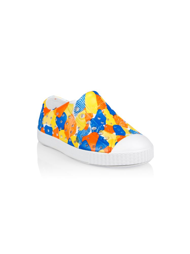 

Кроссовки Little Kid's & Kid's Jefferson с шипами Native Shoes, цвет Blue Yellow Multi