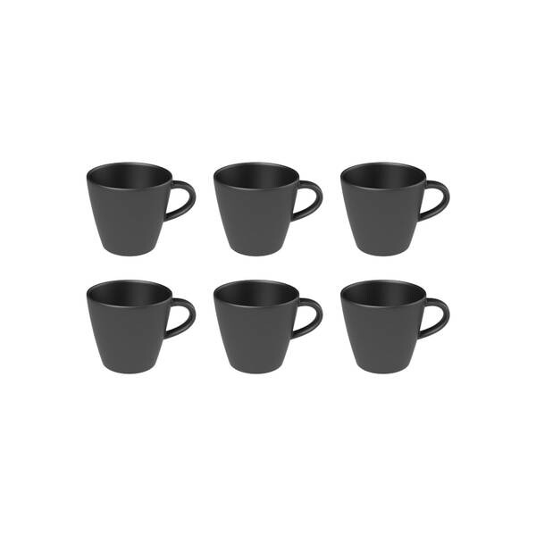 

Кофейные чашки manufacture rock, набор из 6 шт. Villeroy & Boch, черный