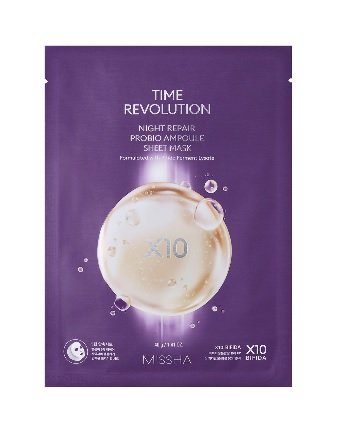 Против морщин Missha - Time Revolution Night Repair Probio Ampoule Sheet Mask - missha time revolution night repair ampoule sheet mask