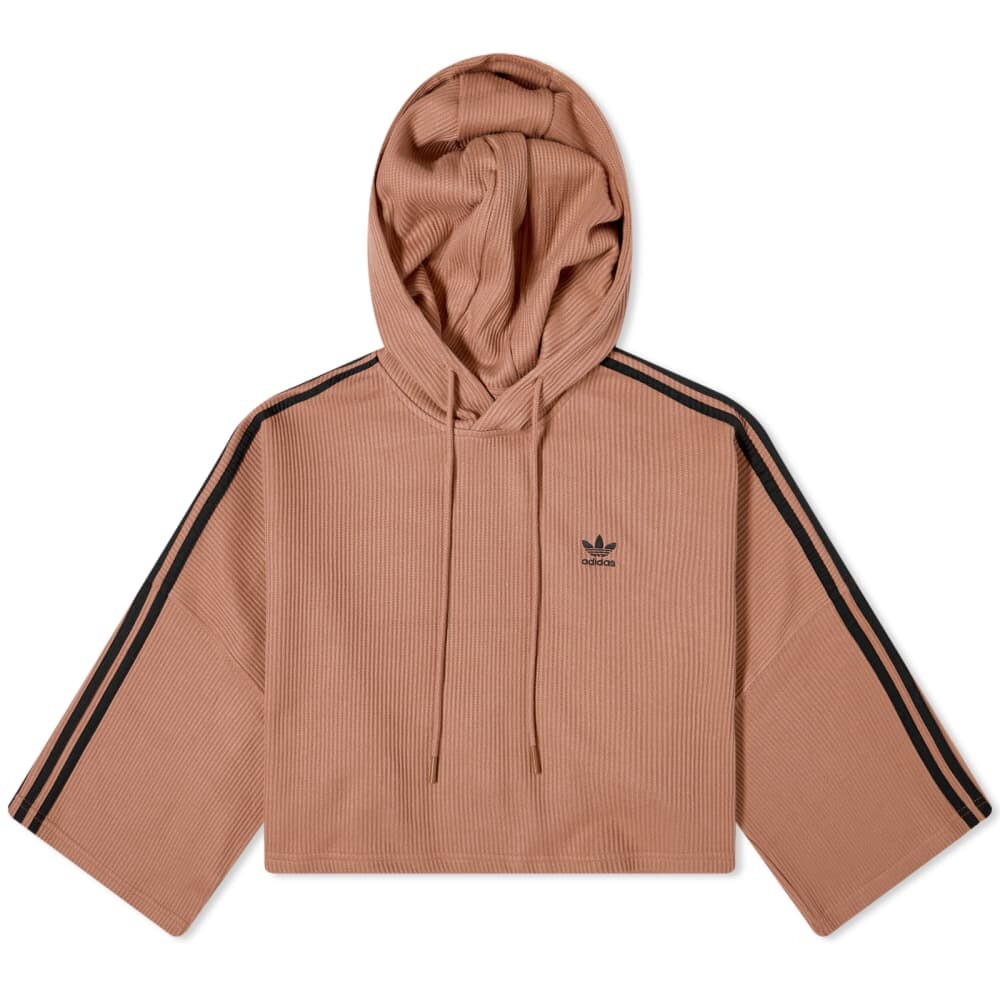 

Укороченная толстовка с 3 полосками Adidas