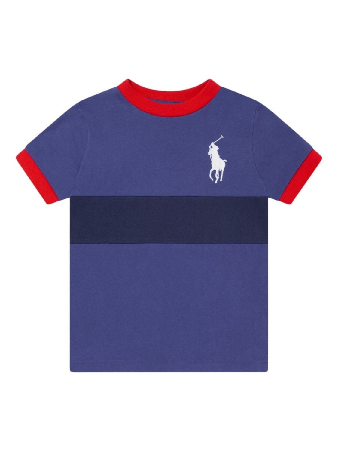 

Ralph Lauren Kids футболка с вышитым логотипом, синий