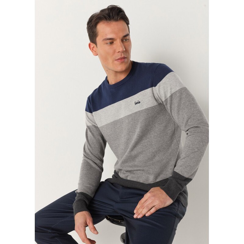 

Свитер Lois Jeans Round Neck, серый