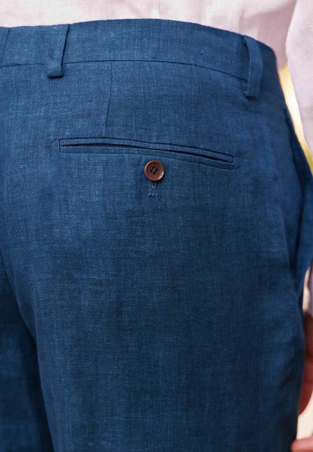 Чино ITALIAN LINEN CHINOS SLIM FIT Next, цвет blue