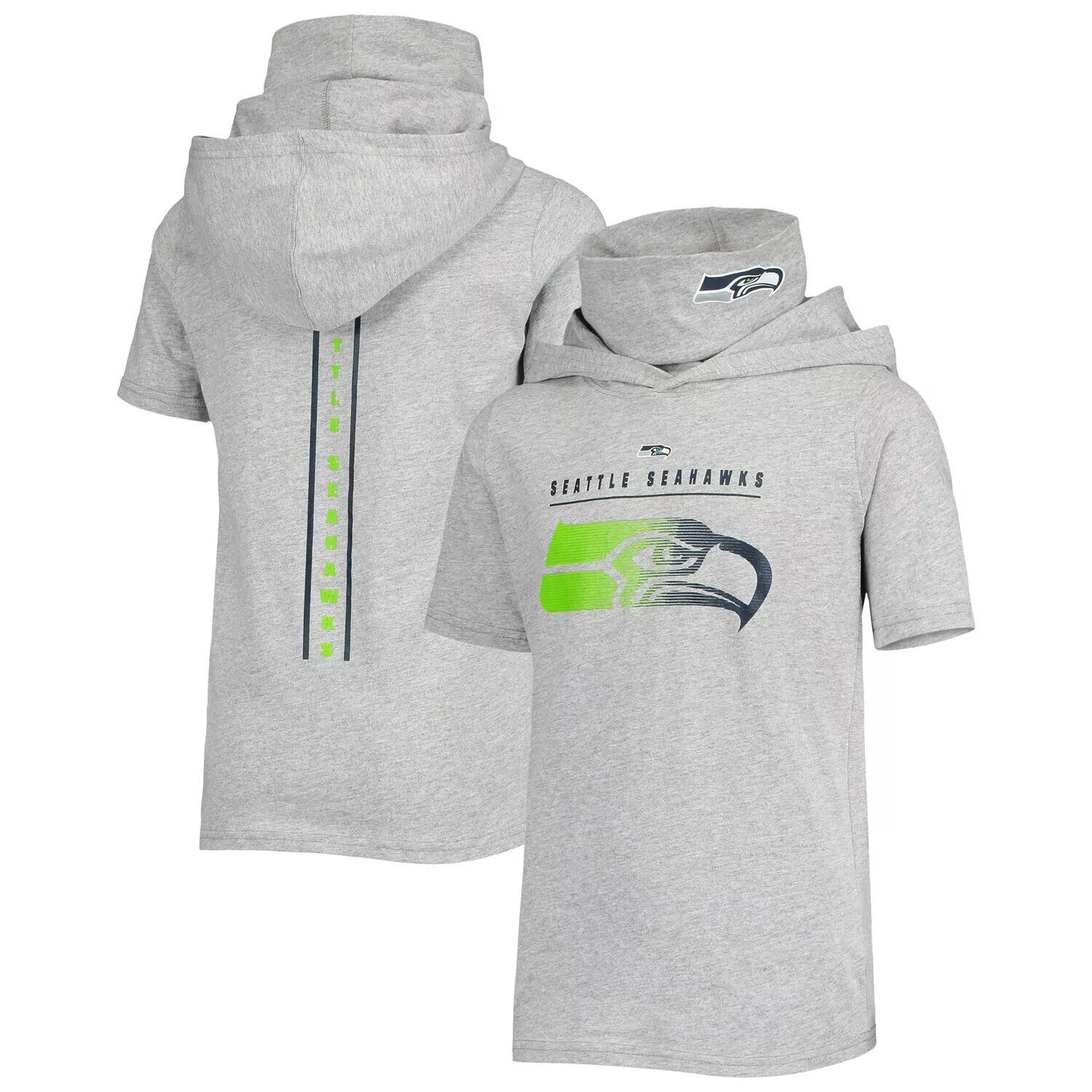 

Серая футболка с капюшоном Youth Seattle Seahawks On Guard Outerstuff