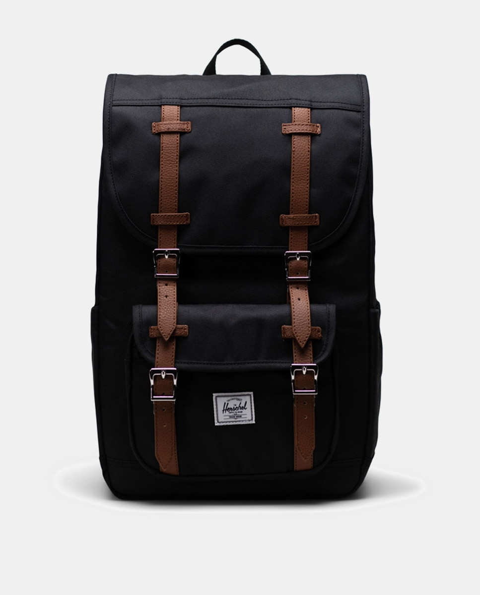 Little America Mid Backpack Supply Черный рюкзак Herschel, черный рюкзак herschel little america mid 10020 black grayscale plaid