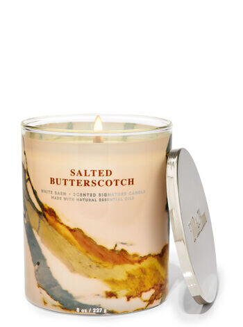 

Фирменная свеча с одним фитилем Salted Butterscotch, 8 oz / 211 g, Bath and Body Works