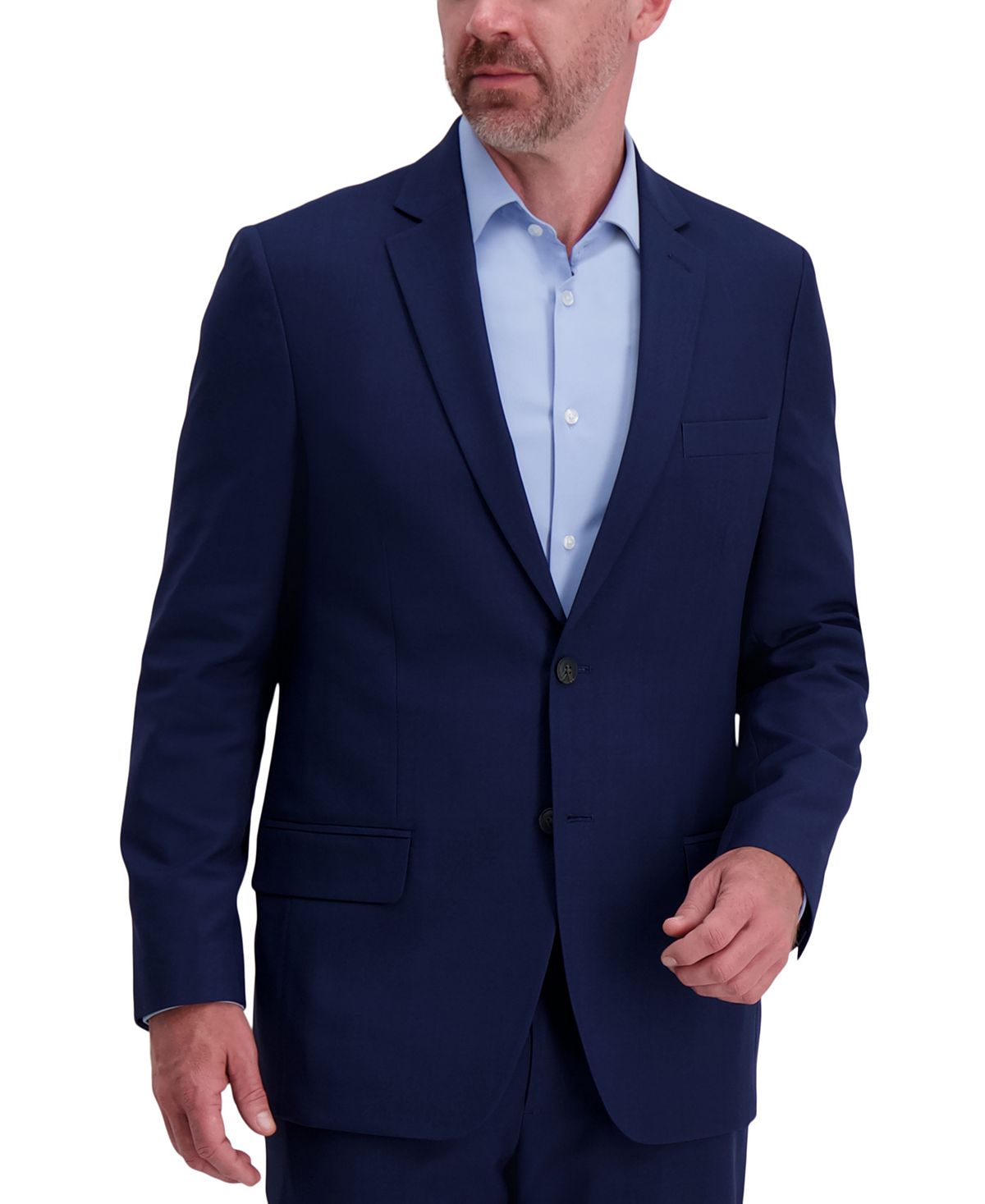 Мужское пальто классического кроя Smart Wash Tech Suit Haggar