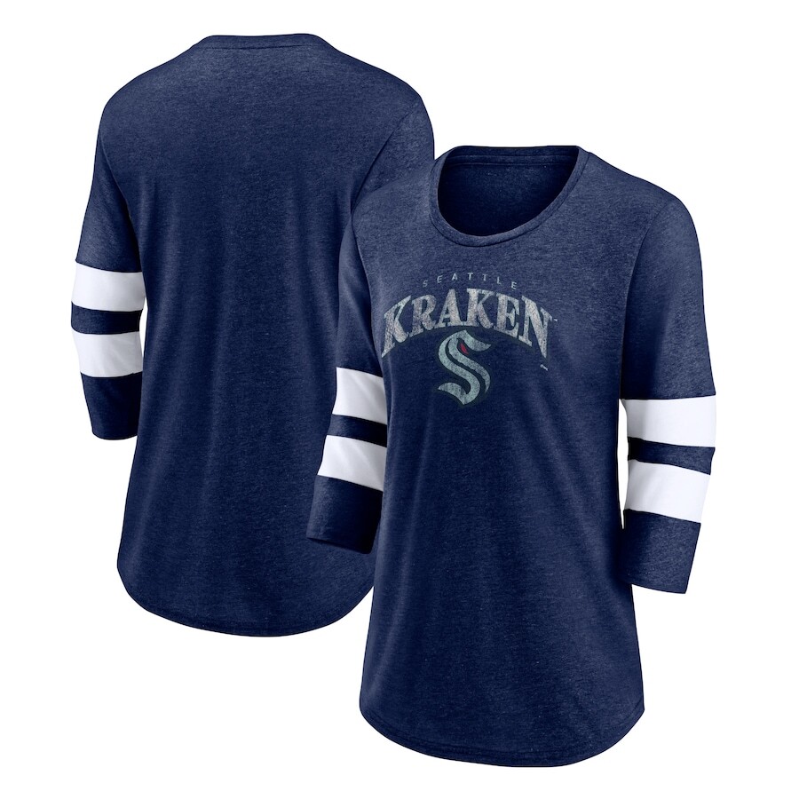 

Футболка с длинным рукавом Fanatics Branded Seattle Kraken, синий