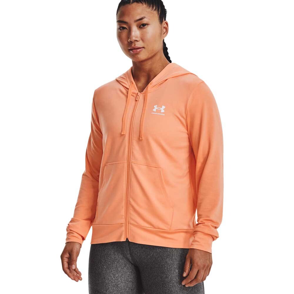 

Толстовка Under Armour Rival Terry Full Zip, оранжевый