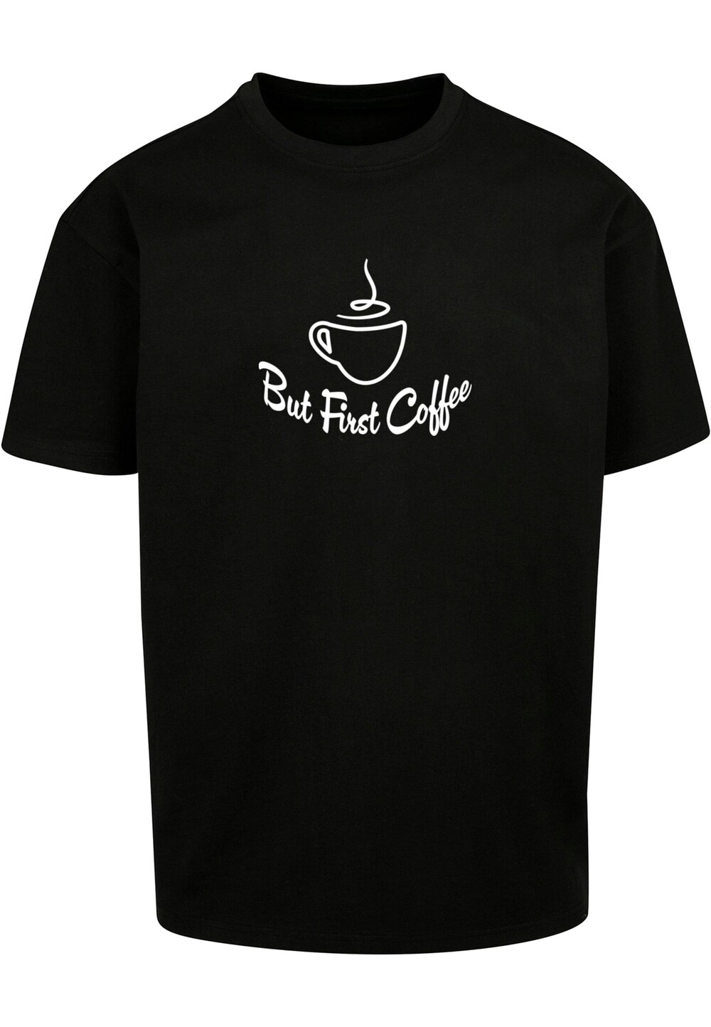Футболка Merchcode But First Coffee, черный