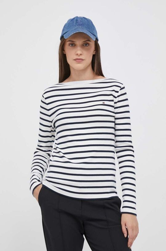 

Хлопковая рубашка с длинными рукавами Tommy Hilfiger, белый