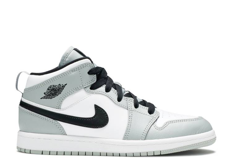 

Кроссовки AIR JORDAN 1 MID PS 'LIGHT SMOKE GREY', серый