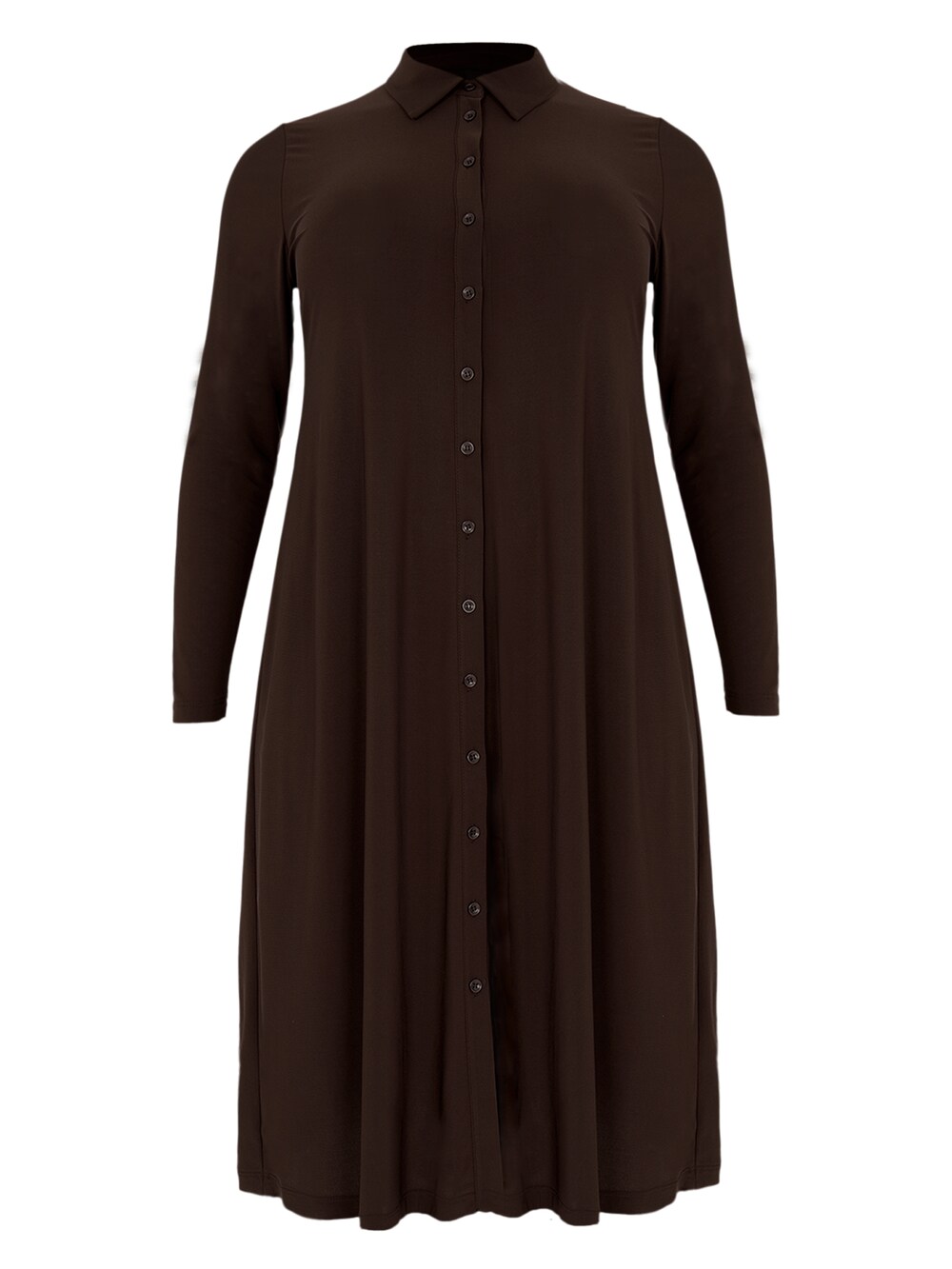 Рубашка-платье Yoek Dolce, темно коричневый рубашка yoek коричневый