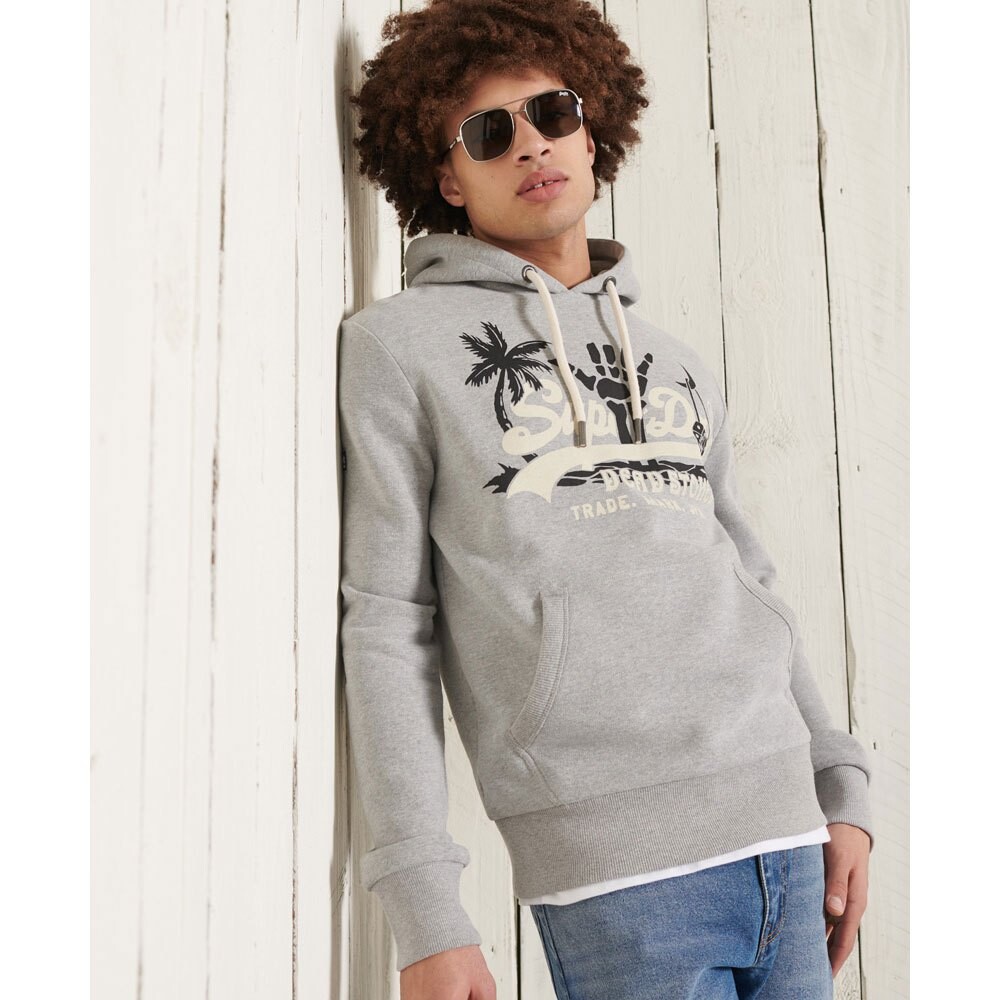 

Худи Superdry Vintage Logo Itago, серый