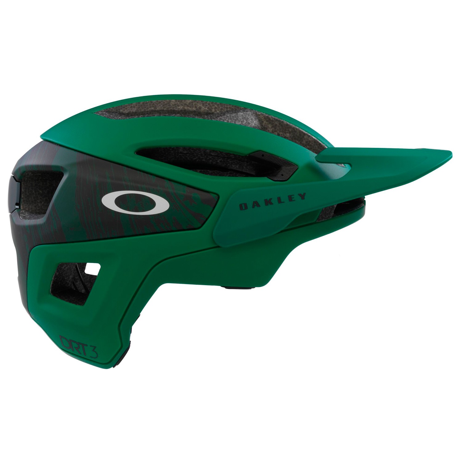Велосипедный шлем Oakley DRT3, цвет Matte Viridian/Hunter Green Swirl