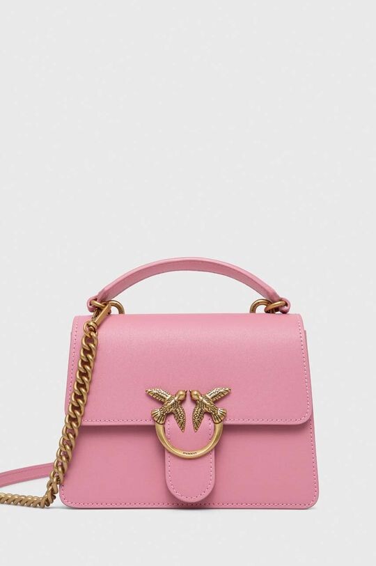 

Кожаная сумочка Pinko, розовый
