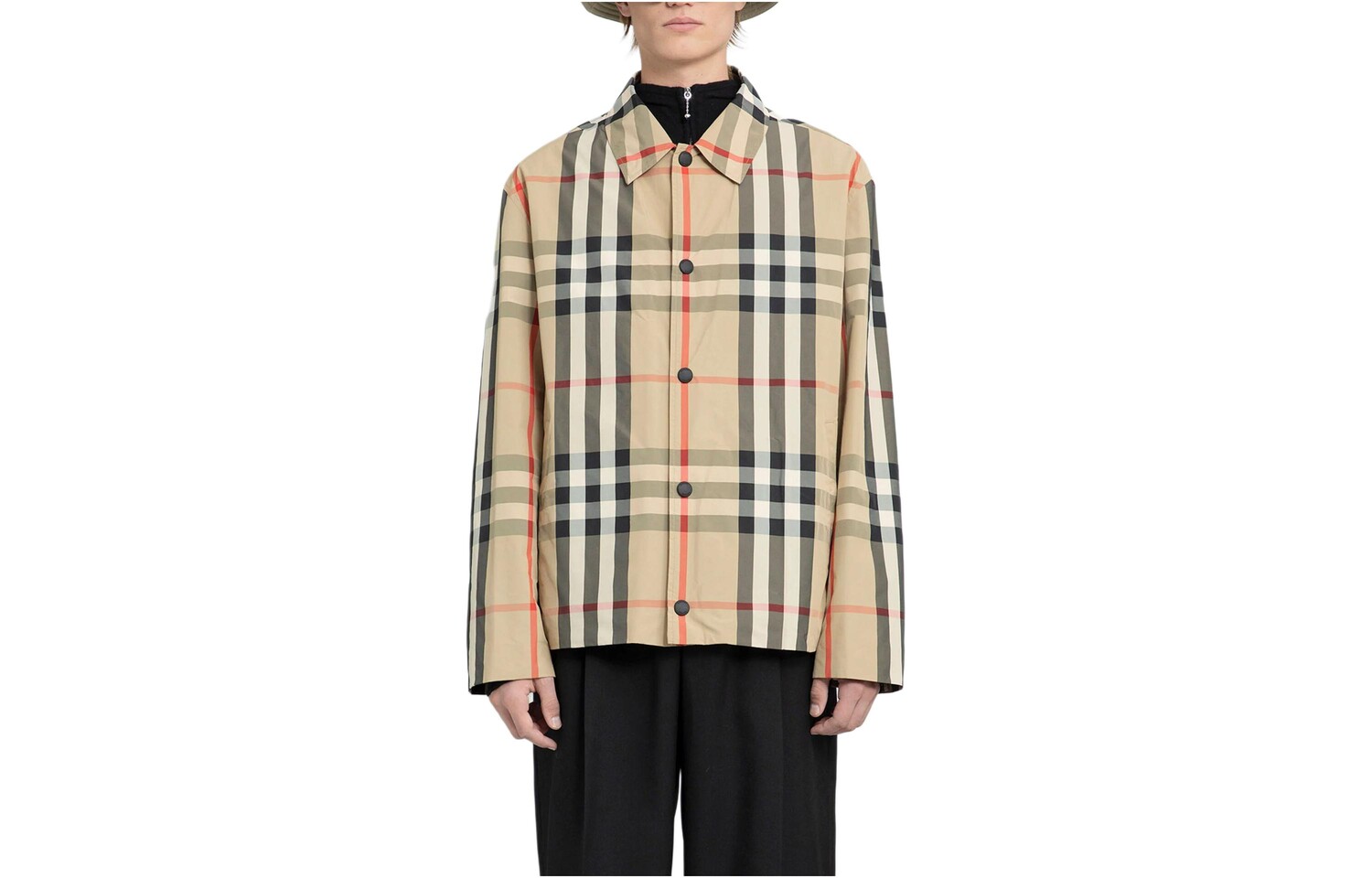 

Рубашка унисекс хаки Burberry, хаки