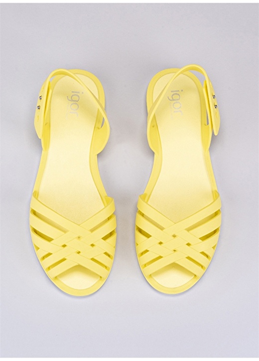Желтые женские сандалии Igor цена и фото