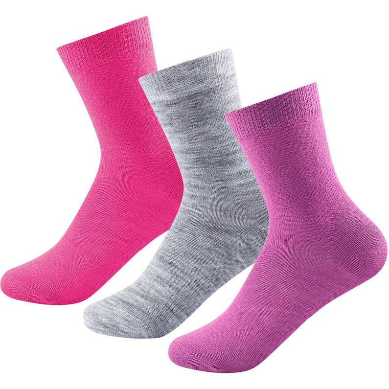 цена Комплект детских носков Daily Light, 3 пары Devold, розовый