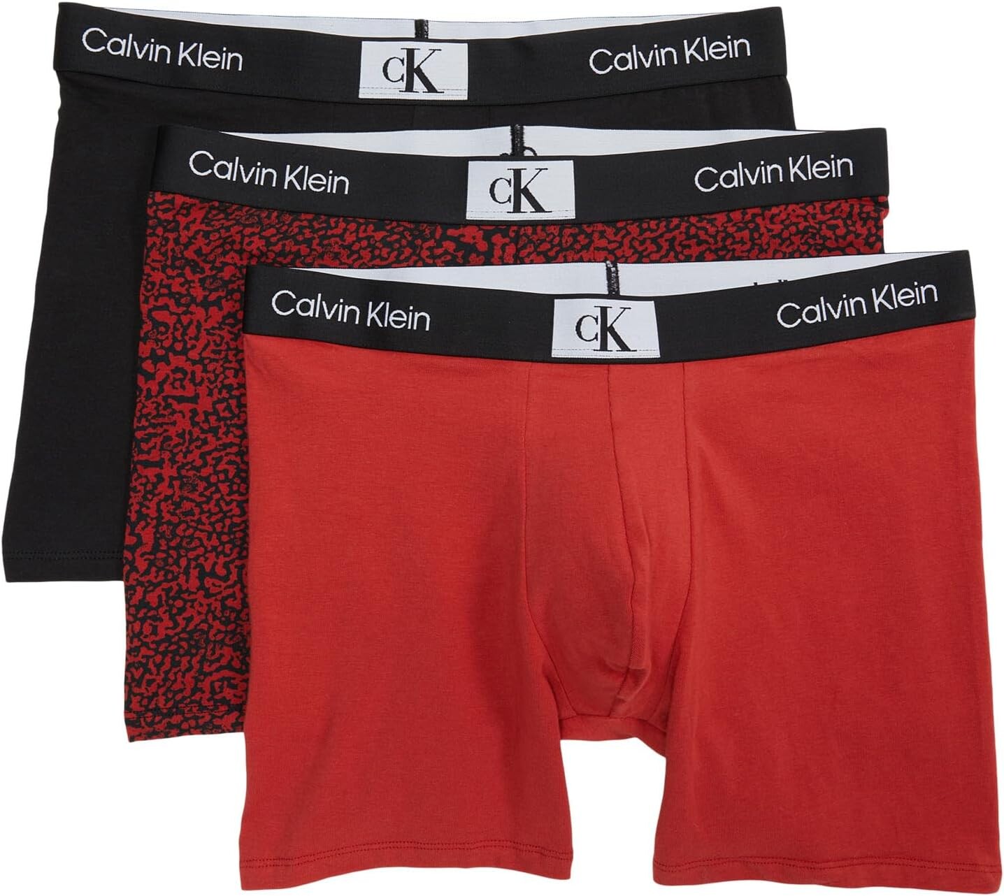 

Комплект хлопковых трусов-боксеров 1996 года (3 шт.) Calvin Klein Underwear, цвет Black/Jazzberry Jam/Abstract Dots/Jazzberry Jam