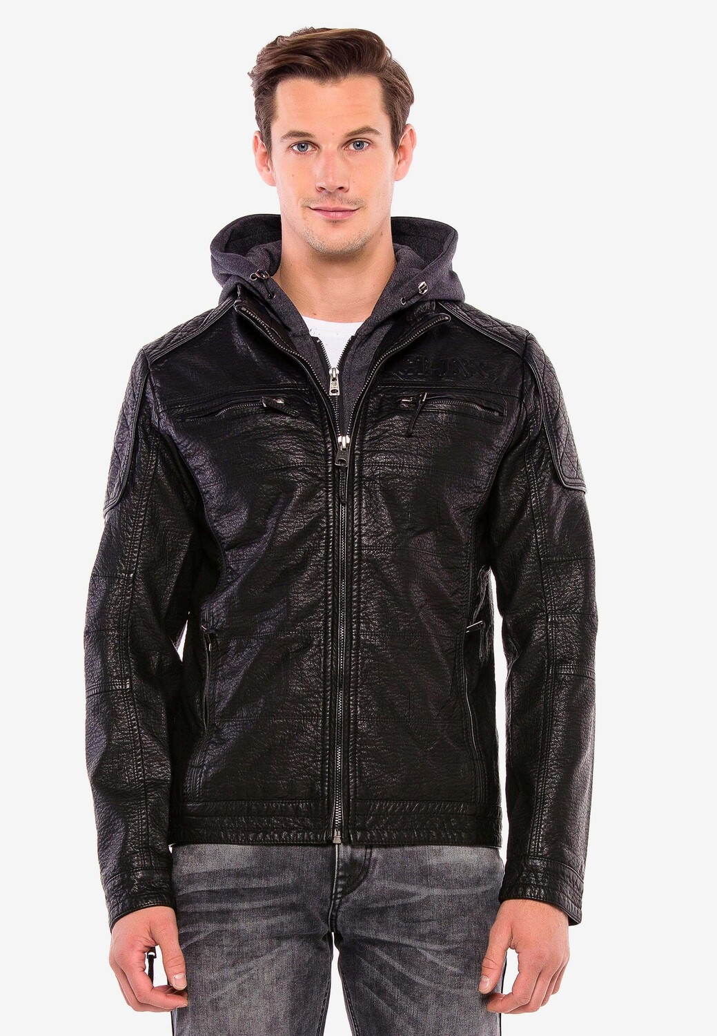 

Куртка Cipo & Baxx Bikerjacke, черный