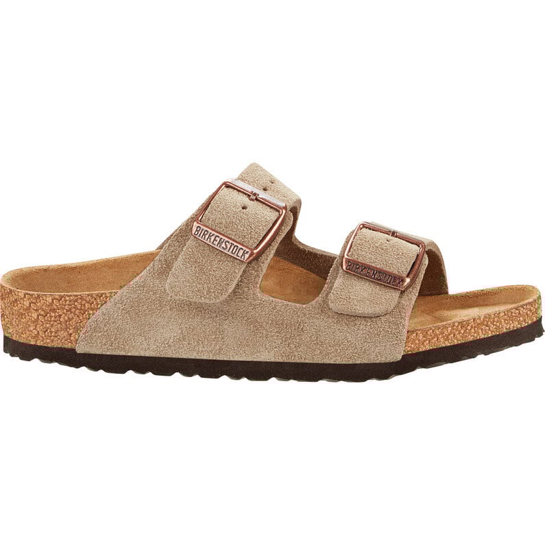 

Детские замшевые сандалии Arizona Birkenstock, бежевый