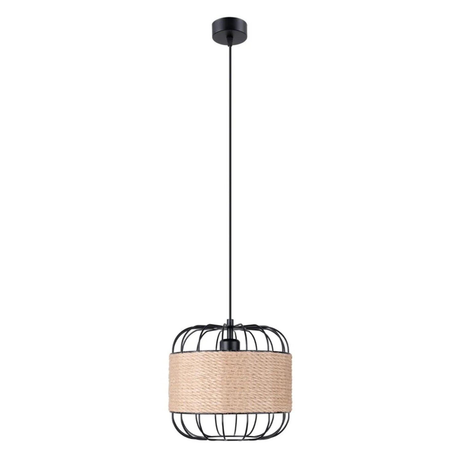 

Подвесная лампа famlights, 13x13x134 см, черный/светло-коричневый